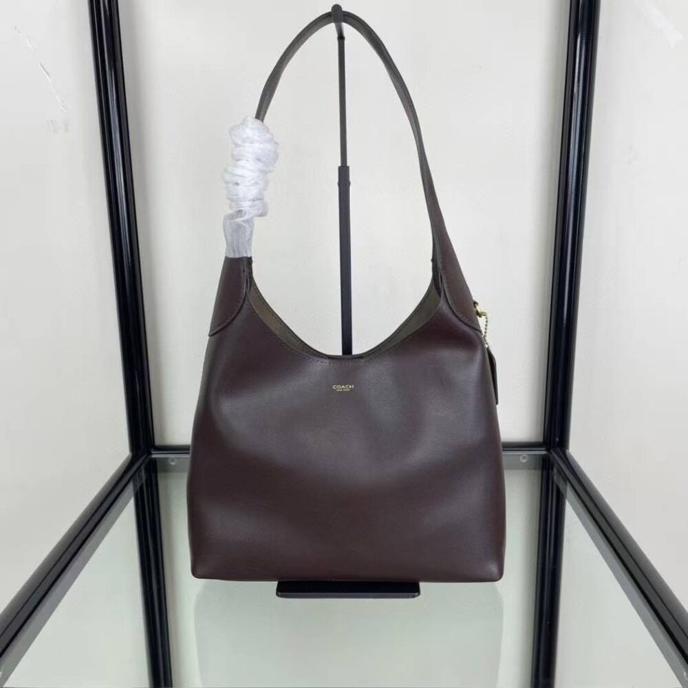 Coach Brooklyn Shoulder Bag 28 – Brass/Maple